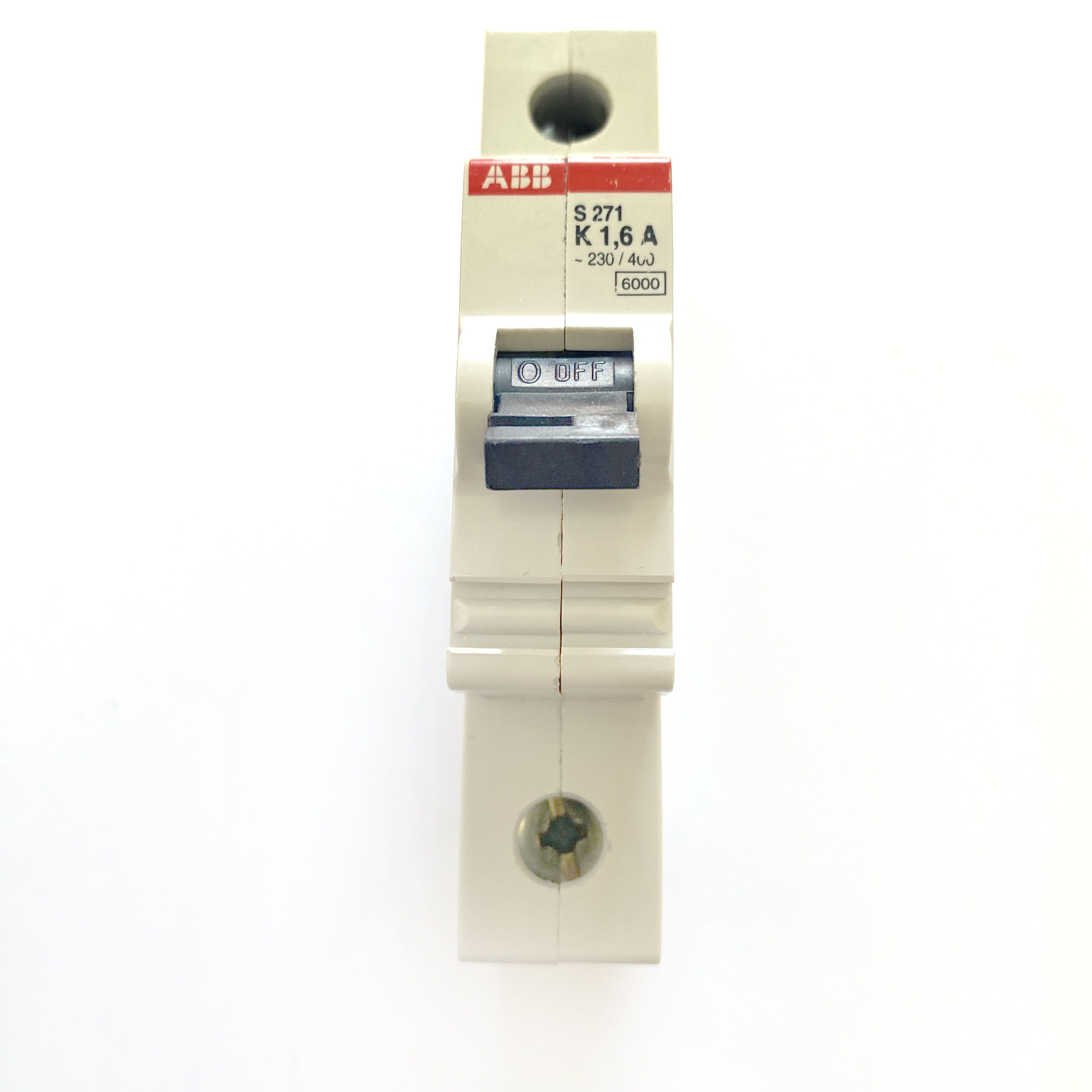 MCB's: ABB S271 K1.6A K1.6 1.6A 1.6 Amp MCB Circuit Breaker Type K